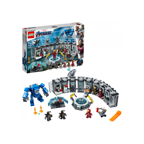 Lego marvel - l'atelier d'iron man des avangers (76125)