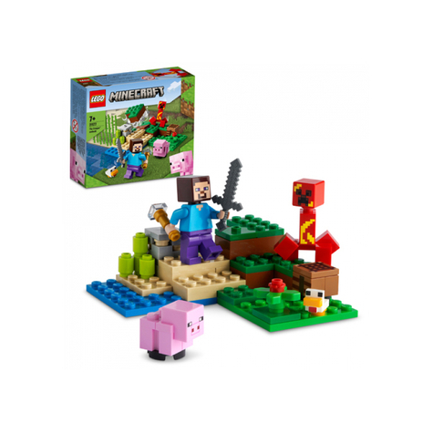 Lego minecraft - l'embuscade du creeper (21177)