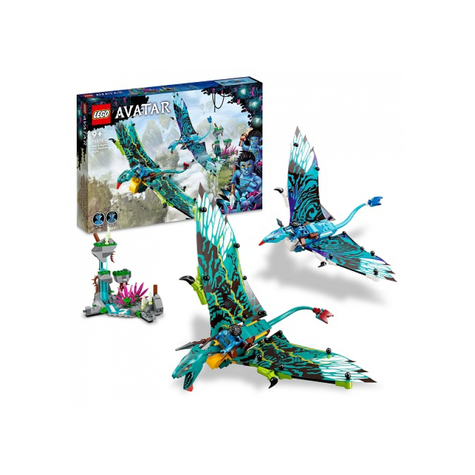 Lego avatar - le premier vol de jake et neytiri sur une banshee (75572)