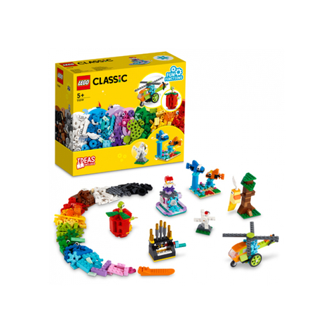 Lego classic - briques et fonctions, 500 pièces (11019)
