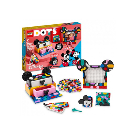 Lego dots - boîte créative disney micky & minnie pour la rentrée scolaire (41964)