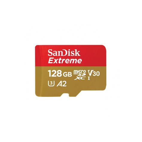 Carte sandisk extreme microsdxc 128 go sdsqxaa-128g-gn6gn