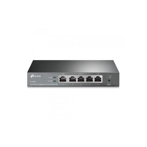 Tp-link safestream routeur vpn gigabit multi-wan noir tl-r605