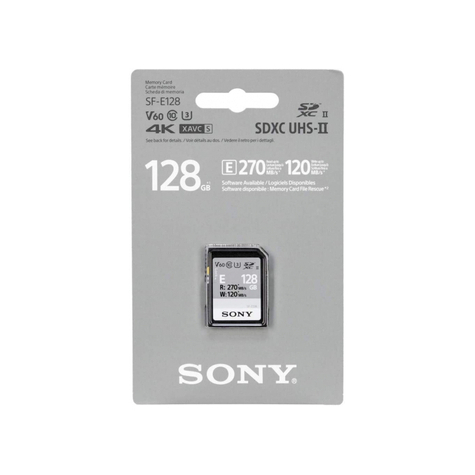 Sony sdxc e series 128gb uhs-ii class 10 u3 v60 - sfe128