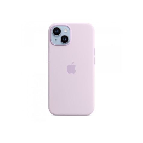 Apple iphone 14 silicone case avec magsafe lilas mpry3zm/a