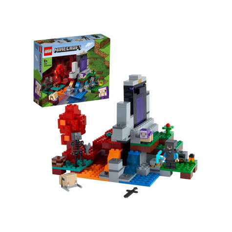Lego minecraft - le portail détruit (21172)