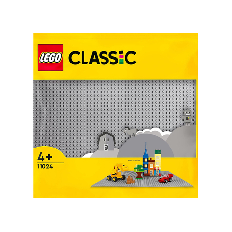 Lego classic - plaque de construction grise 48x48 (11024)
