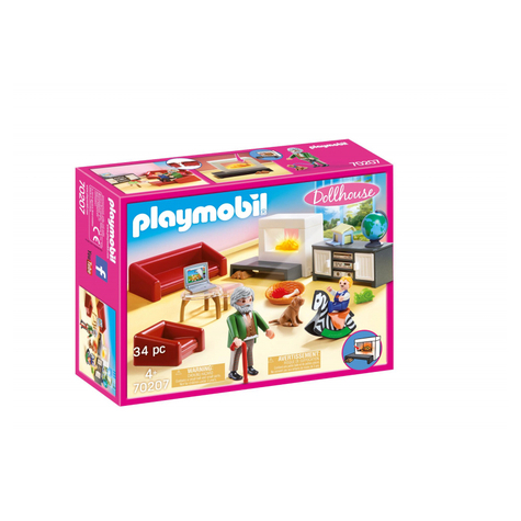 Playmobil dollhouse - salon confortable (70207)