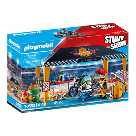 Playmobil stuntshow - tente d'atelier (70552)