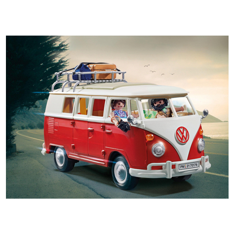 Volkswagen t1 camping bus de playmobil (70176)