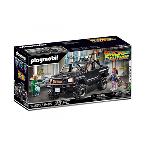 Playmobil back to the future - le pick-up de marty (70633)