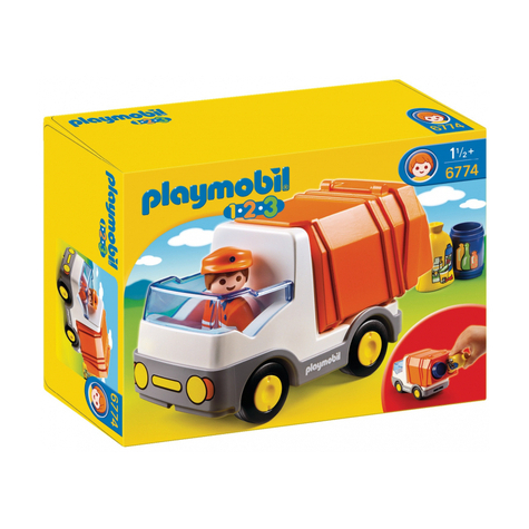 Playmobil 1.2.3 - véhicule à moteur (6774)