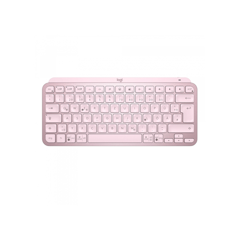 Logitechmx keys mini clavier bluetooth - rétroéclairé rose - 920-010481
