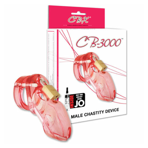 Miscellaneous Cb-3000 Chastity Cock Cage - Red - 37 Mm