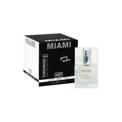 bougie de massage : hot pheromon parfum miami man 30 ml