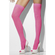Suspender Stockings :Opaque Hold-Ups Neon Pink