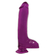 Gode : basix 8" dong w suction cup violet