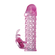Gaine a penis : vibrating couples cage rose