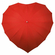 Parapluie coeur rouge