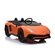 Voiture électrique pour enfants Lamborghini Aventador SV sous licence 12V7AH, 2 moteurs 2,4Ghz télécommande, MP3, siège en cuir+EVA Orange