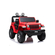Véhicule pour enfants - Voiture électrique Jeep Wrangler Rubicon - sous licence - 12V10AH batterie,4 moteurs+ 2,4Ghz+siège cuir+EVA -Rouge