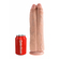 King cock double gode two cocks one hole 11'' beige
