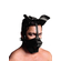 Masque : pup puppy play hood  breathable ball gag