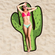 Giggle beaver cactus serviette de plage