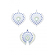 Jewelry : Bijoux Indscrets Flamboyant Body Jewelery Blue And Green