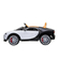 Véhicule pour enfants - voiture électrique bugatti chiron - sous licence - 12v7ah, 2 moteurs- 2,4ghz télécommande, mp3, siège en cuir+eva-blanc