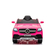 Voiture pour enfants - voiture électrique mercedes glc - sous licence - batterie 12v,2 moteurs+ 2,4ghz+siège en cuir+eva-pink