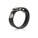 Cock Rings : Leather 3 Snap Ring Black Calexotics 716770004529