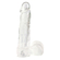 Dildo : Dong W/Suction Cup Clear 8 Inch Calexotics 716770001412
