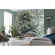 Non-Woven Wallpaper - Emerald Flowers - Size 300 X 280 Cm