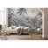 Non-Woven Wallpaper - Amazonia Black And White - Size 400 X 250 Cm