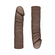 Double Dildos : The Double D Chocolate 16 Inch