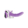 Gode ceinture vibrant : vibr. Hollow strap-on 8 inch violet