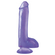 Gode : basix 8" dong w suction cup violet