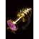 Anal Plug : Jewelery Ribbed Gold Lilac Dolce Piccante 8713221485502